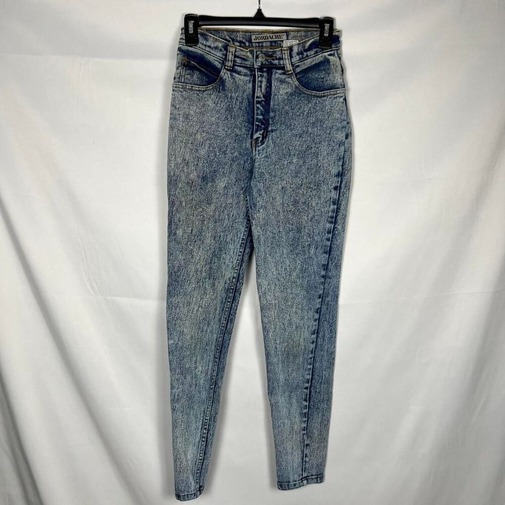 VINTAGE‎ 80s JORDACHE Acid Wash High Waist Denim Jeans